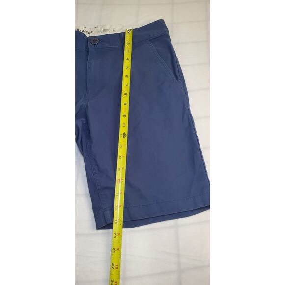 Vintage Fox Racing Mens Size 31 Distressed Spell Out Moto Racing Shorts Blue C13 - Picture 2 of 6